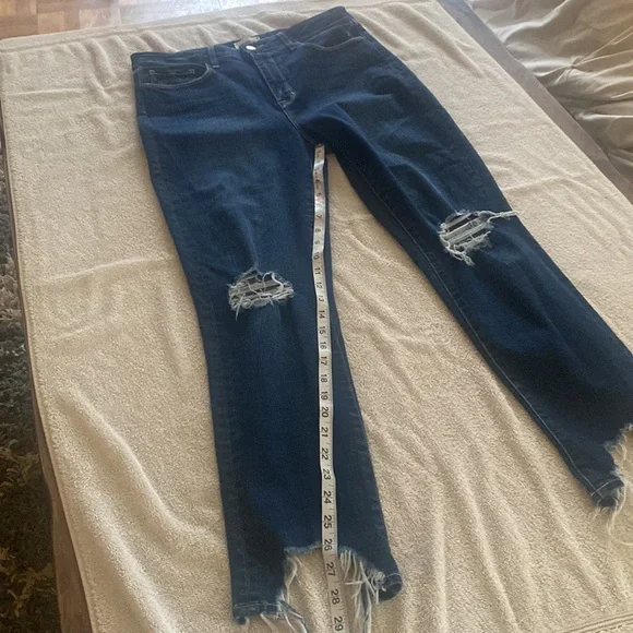 L’AGENCE Luxury Skinny Maigre High Rise Classic Vintage Distruct chic jeans - Picture 4 of 15